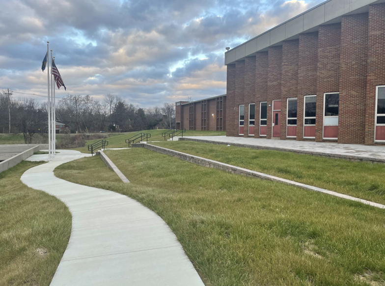 Ballard High School patio